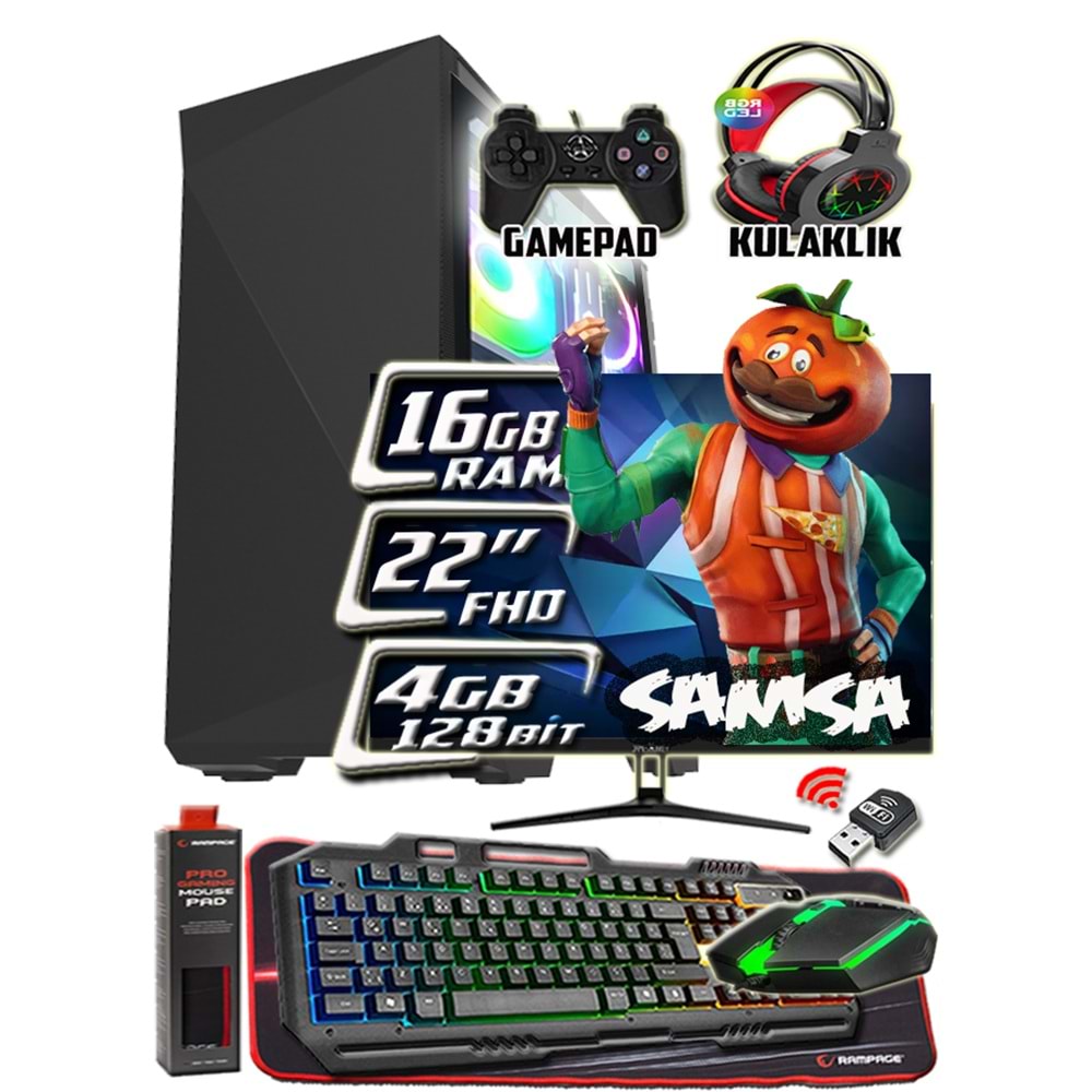WarboX Samsa i5 4570s 16gb Ram 256gb Ssd 250gb Hdd R7 240-4gb E.kartı 22