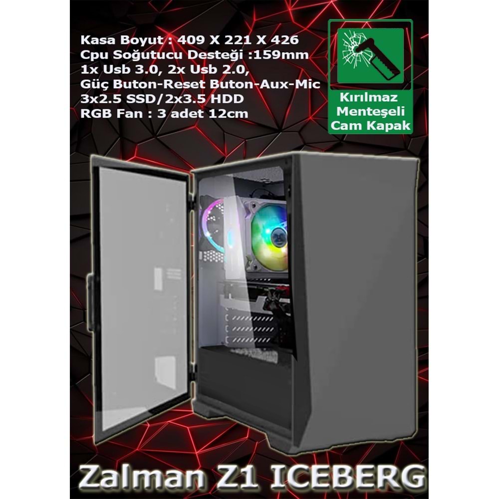 WarboX Mars i5 4570s 24gb Ram 256gb Ssd 250gb Hdd R7 240-4gb E.kartı 22