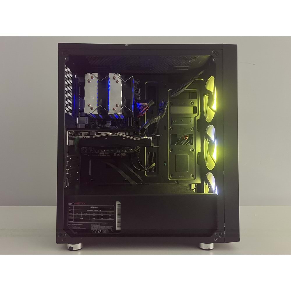 AMD A10 5800K Turbo:4.20ghz 16Gb Ram 240gb Ssd + 250gb Hdd AMD RX 580 DDR5 8gb 256bit E.Kartı RGB Gaming Bilgisayar ( 1 Yıl Garanti )