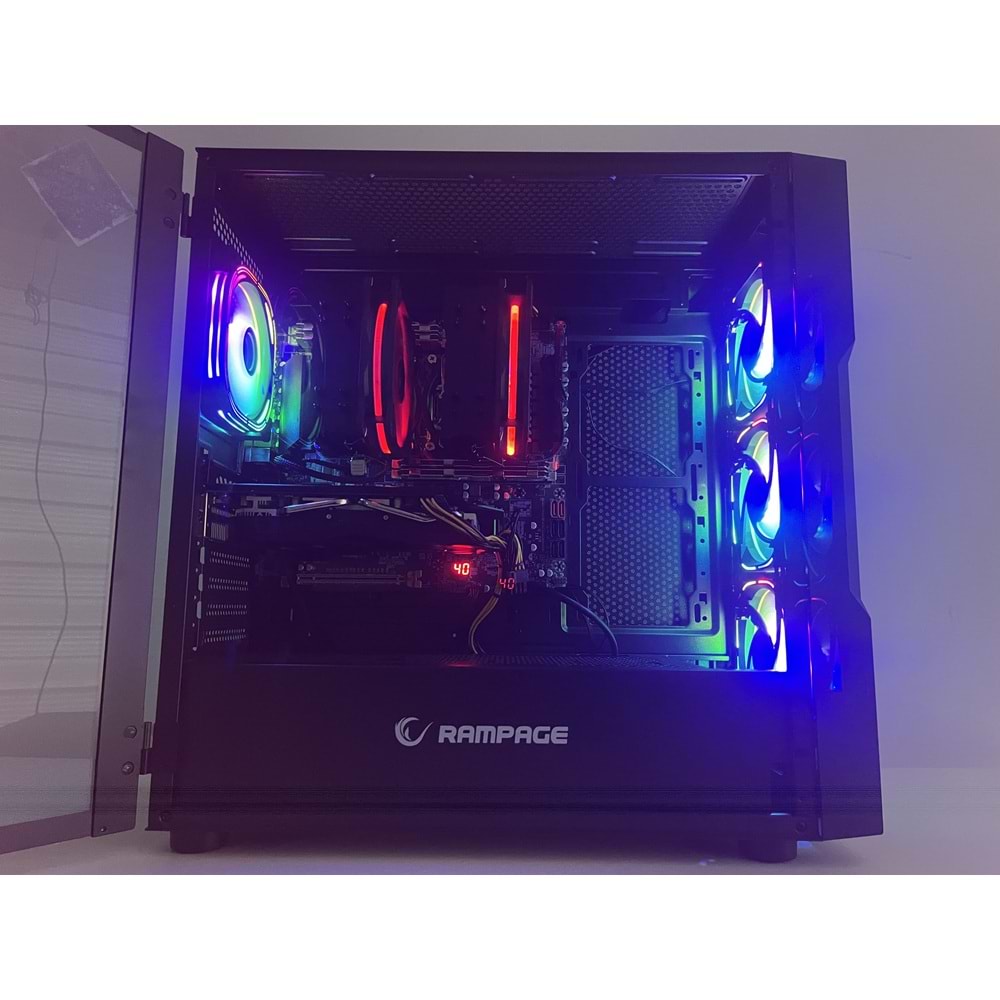 İntel Xeon E5 2670 + XEON E5 2670 Çift İşlemci 128Gb Ecc Ram 512Gb NVME Ssd AMD RX 580 DDR5 8gb 256bit E.Kartı RGB Gaming Bilgisayar ( 2 Yıl Garanti )
