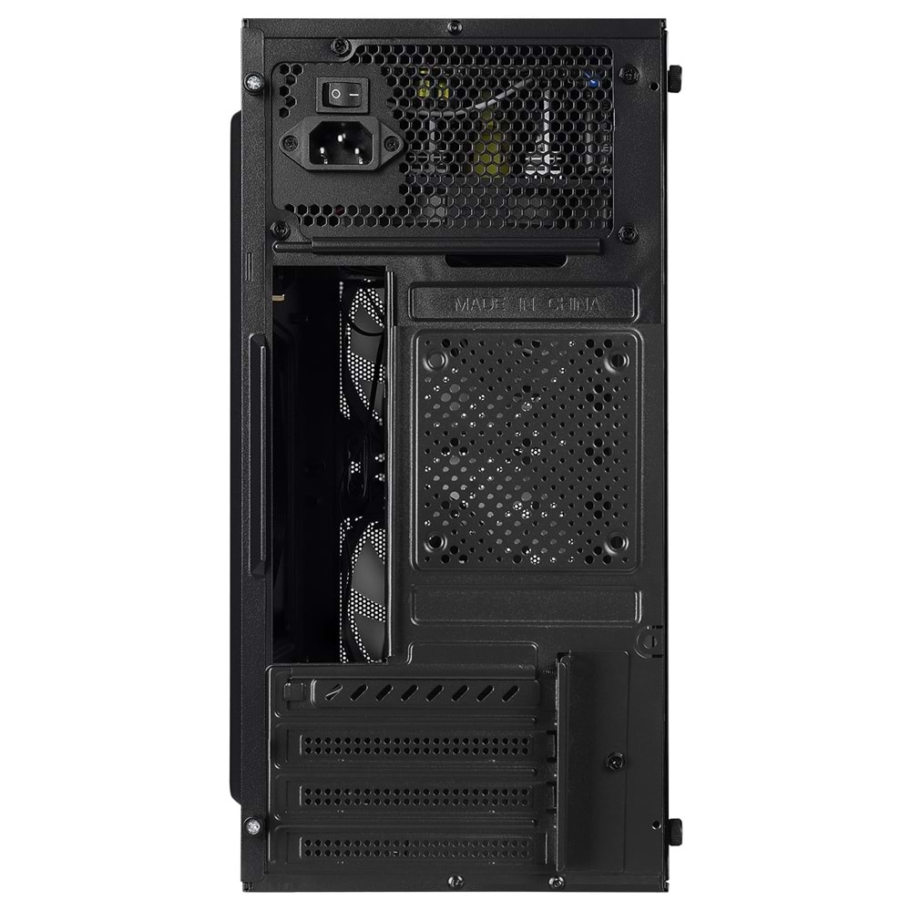 Everest MINION Mesh PEAK 2* 12cm Rainbow Fan Akrilik Yan Panel M-ATX Mini-T Gaming Oyuncu Kasası