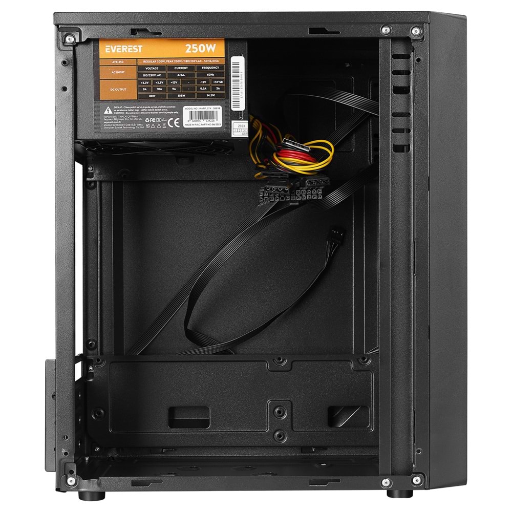 Everest Warp Peak Akrilik Yan Panel M-ATX Mini-T Gaming Oyuncu Kasası