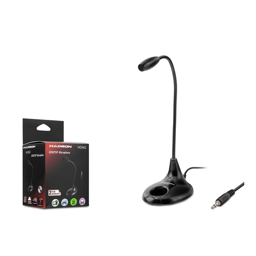 Hadron HD562 MİKROFON PC AUX 3.5MM 2 BOĞUMLU