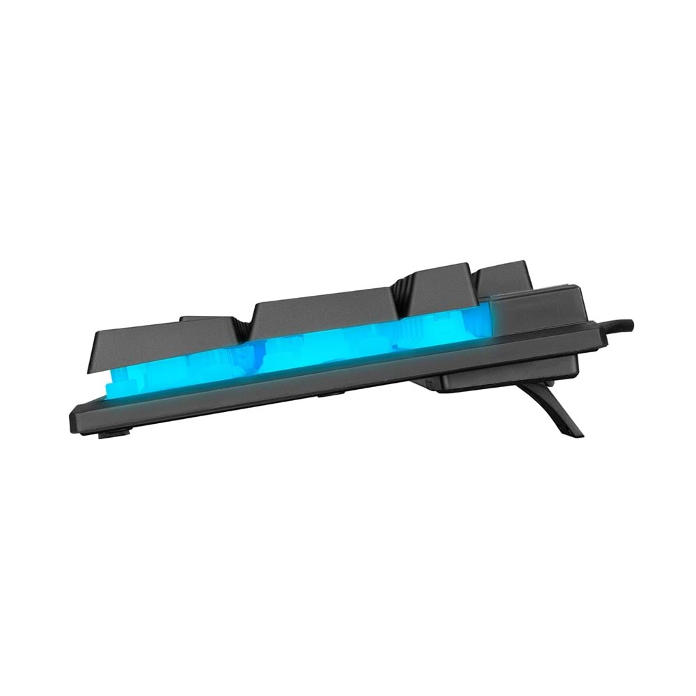 Everest Kb-X88 Blast Usb Gökkuşağı Aydınlatmalı Q Oyuncu Klavyesi Black