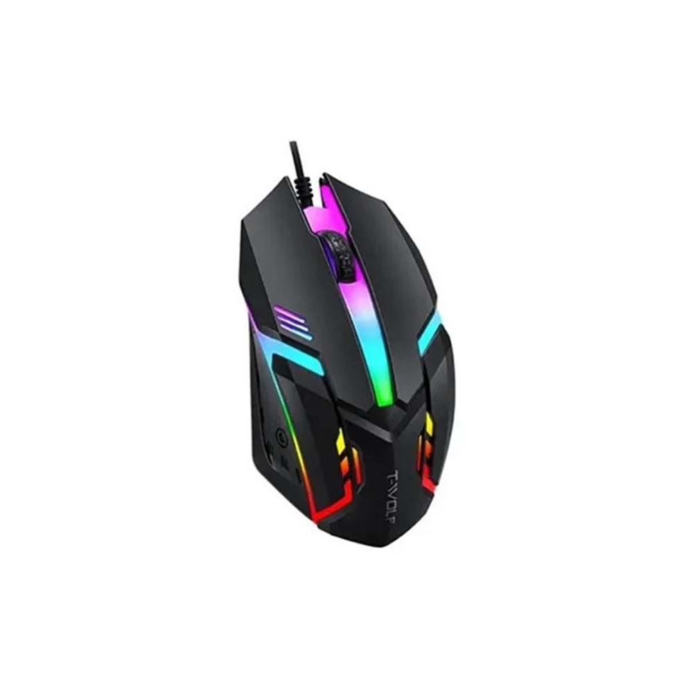 Hadron HDX3257 Mouse Kablolu Oyun USB Ledli 800/1600 Dpı 140CM - Siyah