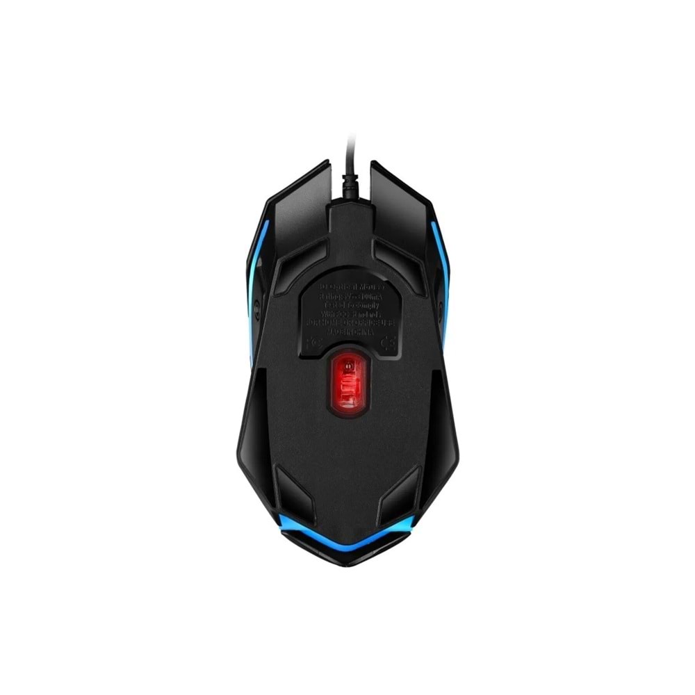 Hadron HDX3257 Mouse Kablolu Oyun USB Ledli 800/1600 Dpı 140CM - Siyah