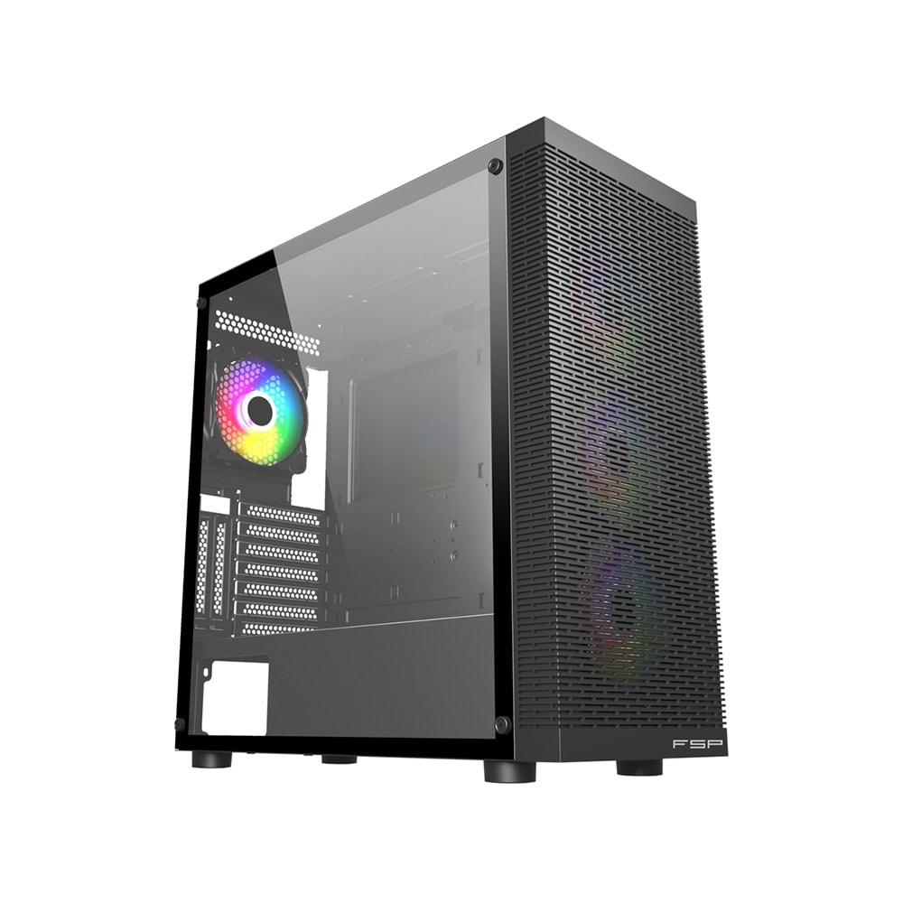 Fsp CMT391M Rainbow 4x120mm MidTower Kasa