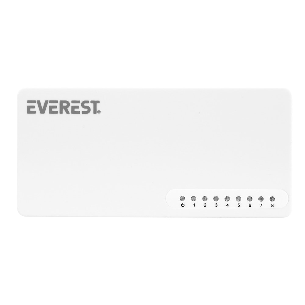 Everest EVERLINK ESF208 8 Port 10/100Mbps RTL8309 Hub Switch