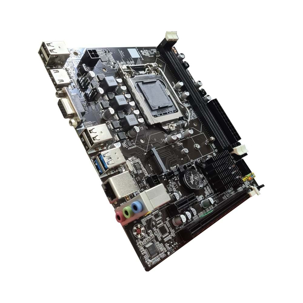 Turbox B75(H61) Sata,M2 Ddr3 1600MHz Usb 3.0 Vga Hdmi Ses G.Lan