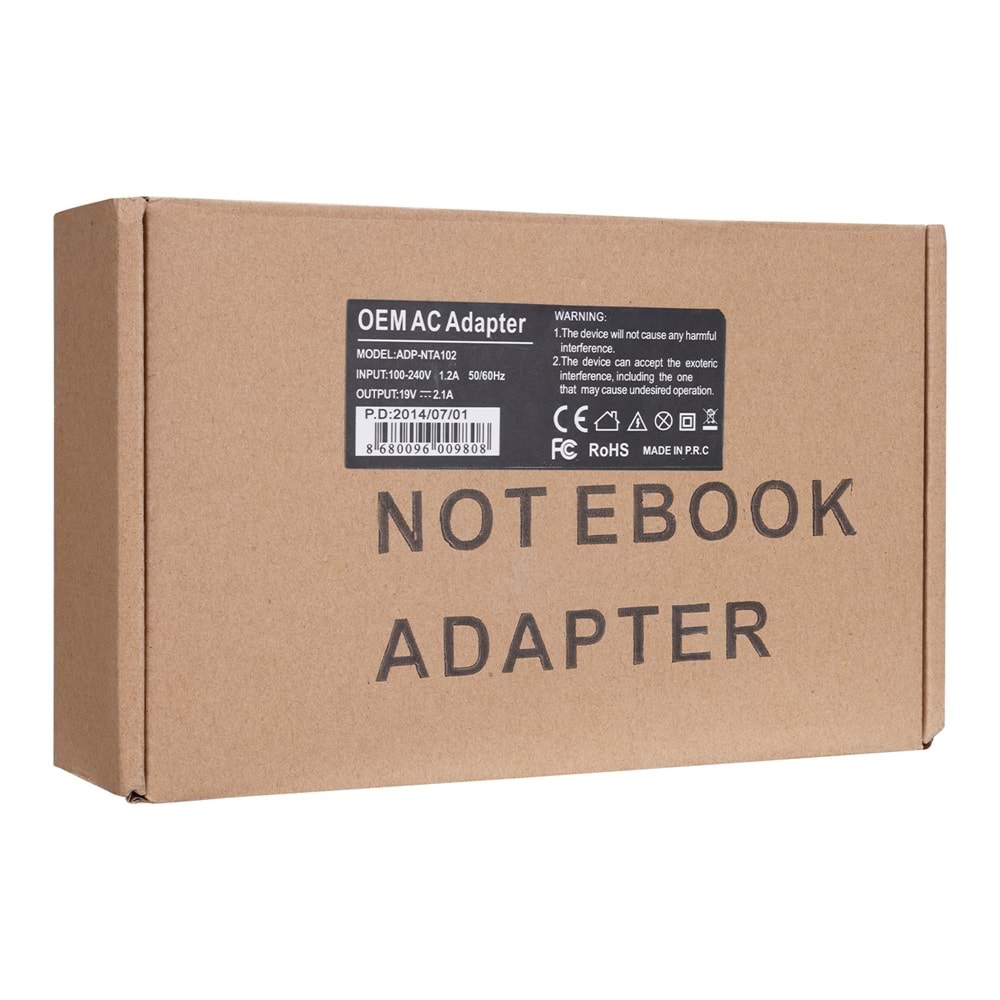 Oem ADP-NTA106 19V 4.74A 7.4*5.0 HP Compaq Boru Uç İğneli Notebook / Laptop Adaptör