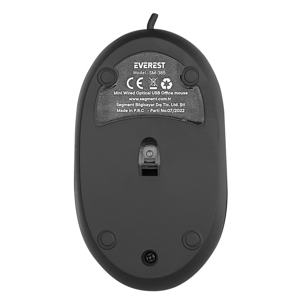 Everest SM-385 Usb Siyah 1200dpi Optik Mouse
