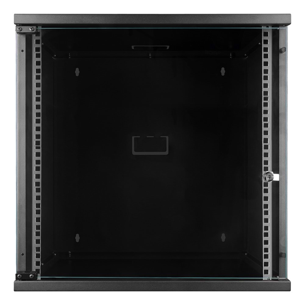 S-link SL-U12 Yeni Nesil 12U Soho Rack Kabin W 530mm D 400mm Siyah