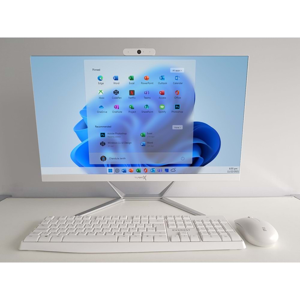 Turbox DT238 Intel Core i7 6700 16GB Ddr4 Ram 512GB NVMe Webcam 23.8