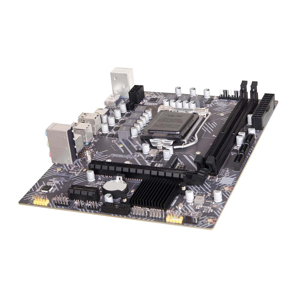 Turbox H510P V1.1 (Z590) Sata,M2 Ddr4 3200MHz Usb3.0 Dp Hdmi Ses G.Lan 1200 Anakart