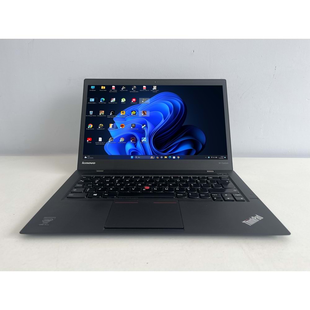 Lenovo Thinkpad X1 Carbon İntel i5-5300u Turbo:2.90ghz 8Gb Ram 256Gb M2 Sata 14