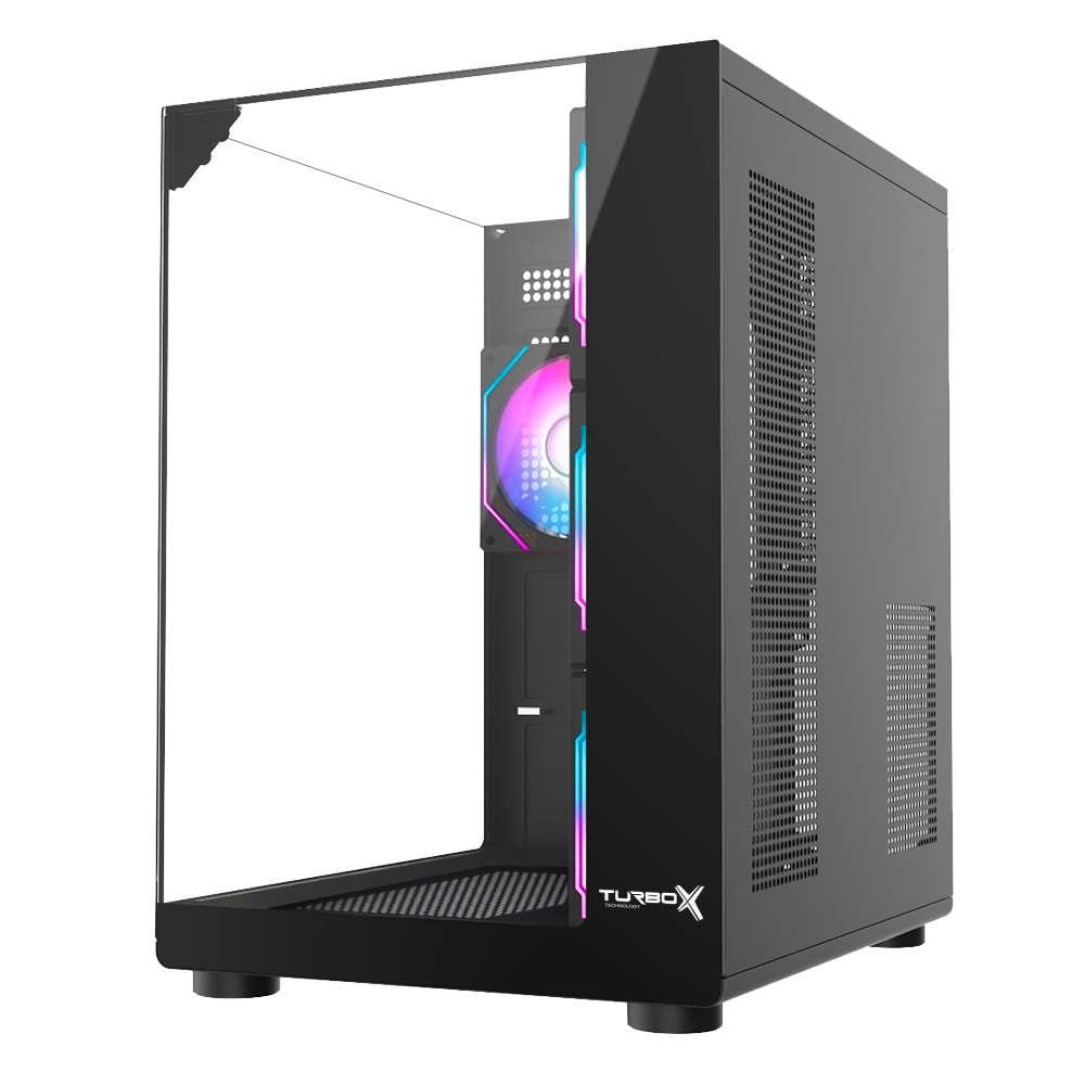 Turbox Teras Akvaryum Cam Tasarım 4XARGB Fan USB 3.0 ATX Oyuncu Bilgisayar Kasası