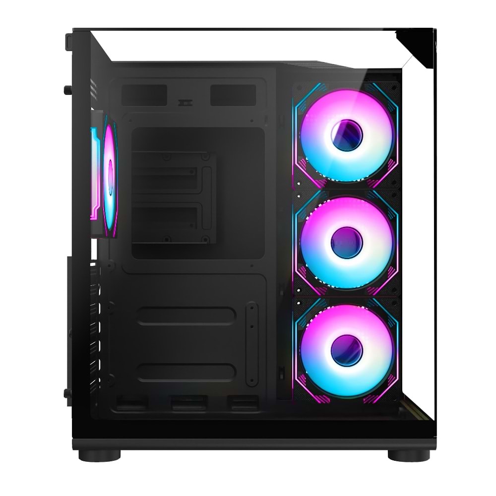Turbox Teras Akvaryum Cam Tasarım 4XARGB Fan USB 3.0 ATX Oyuncu Bilgisayar Kasası