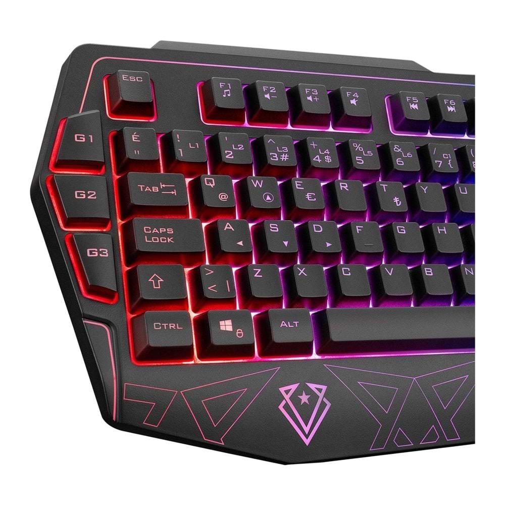 Everest KB-GX61 FORMULA Usb Rgb Aydınlatmalı 3 Makro Tuşlu Bilek Destekli Oyucu Klavyesi