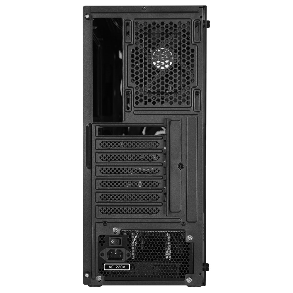 Everest BUMPY 4*12cm RGB Fan Tempered Camlı ATX Mid-T Gaming Oyuncu Kasası