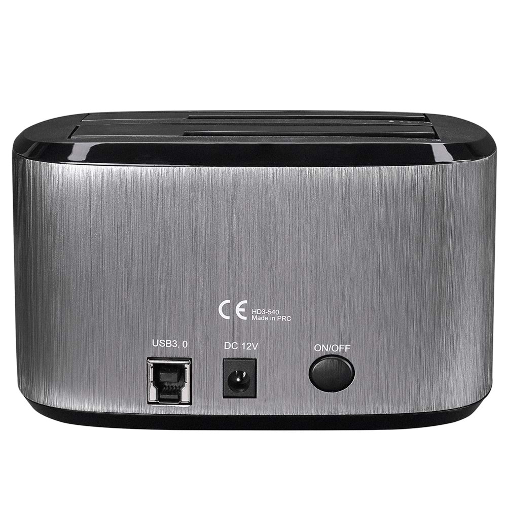 Everest HD3-540 2.5 / 3.5 Çift USB3.0 SATA III 6Gbps 4TB / 6TB / 8TB Yerleştirmeli Sabit Disk Kutusu