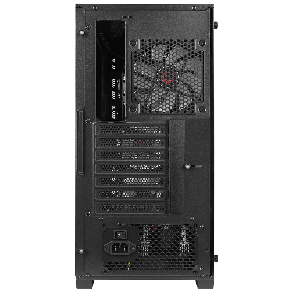 Rampage SPEAR Siyah 4*RGB Auto Fan ATX Mid-T Gaming Oyuncu Kasası