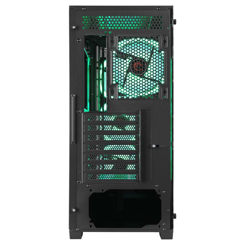 Rampage PRIME Mesh+Temperli Cam 4*ARGB Fan+Hub E-ATX Mid-T Gaming Oyuncu Kasası