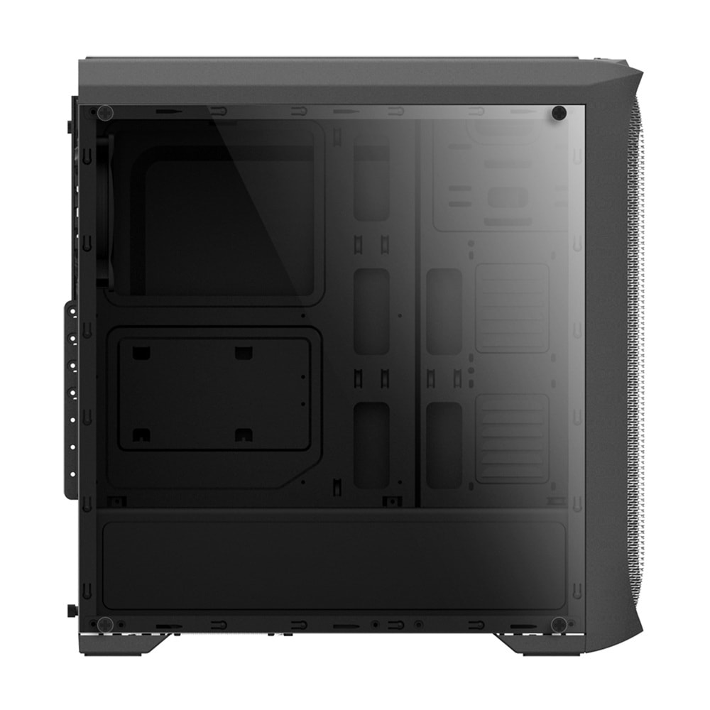 Zalman N5 MF 4 Adet RGB Fanlı Siyah Mesh Metal Panel Gaming Oyuncu Kasası