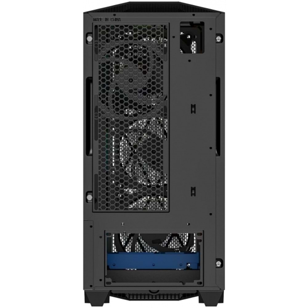 Orkinos Mesh Panel Dikey Ekran Kartı Takılabilen 4 RGB Fanlı ATX Bilgisayar Kasası