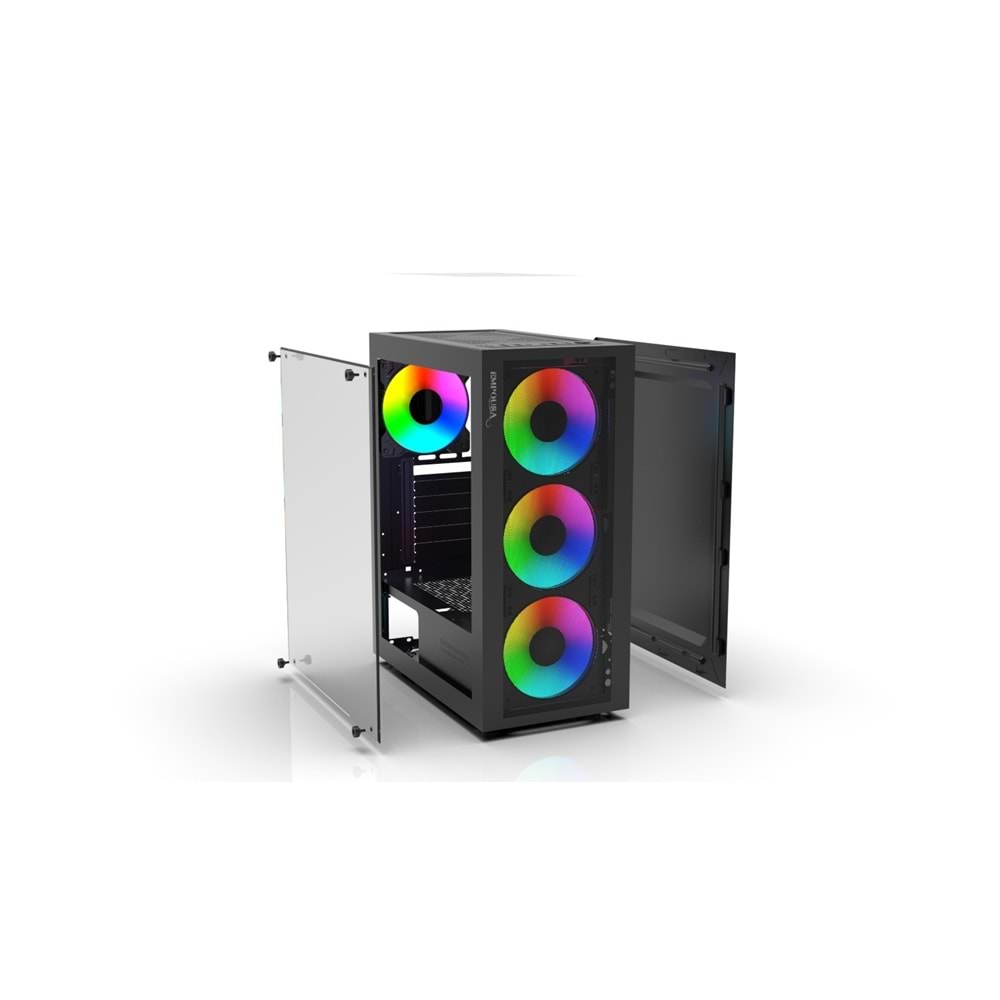 Empousa EMG-15XN Usb 3.2 Argb Atx Mid Tower Siyah Kasa