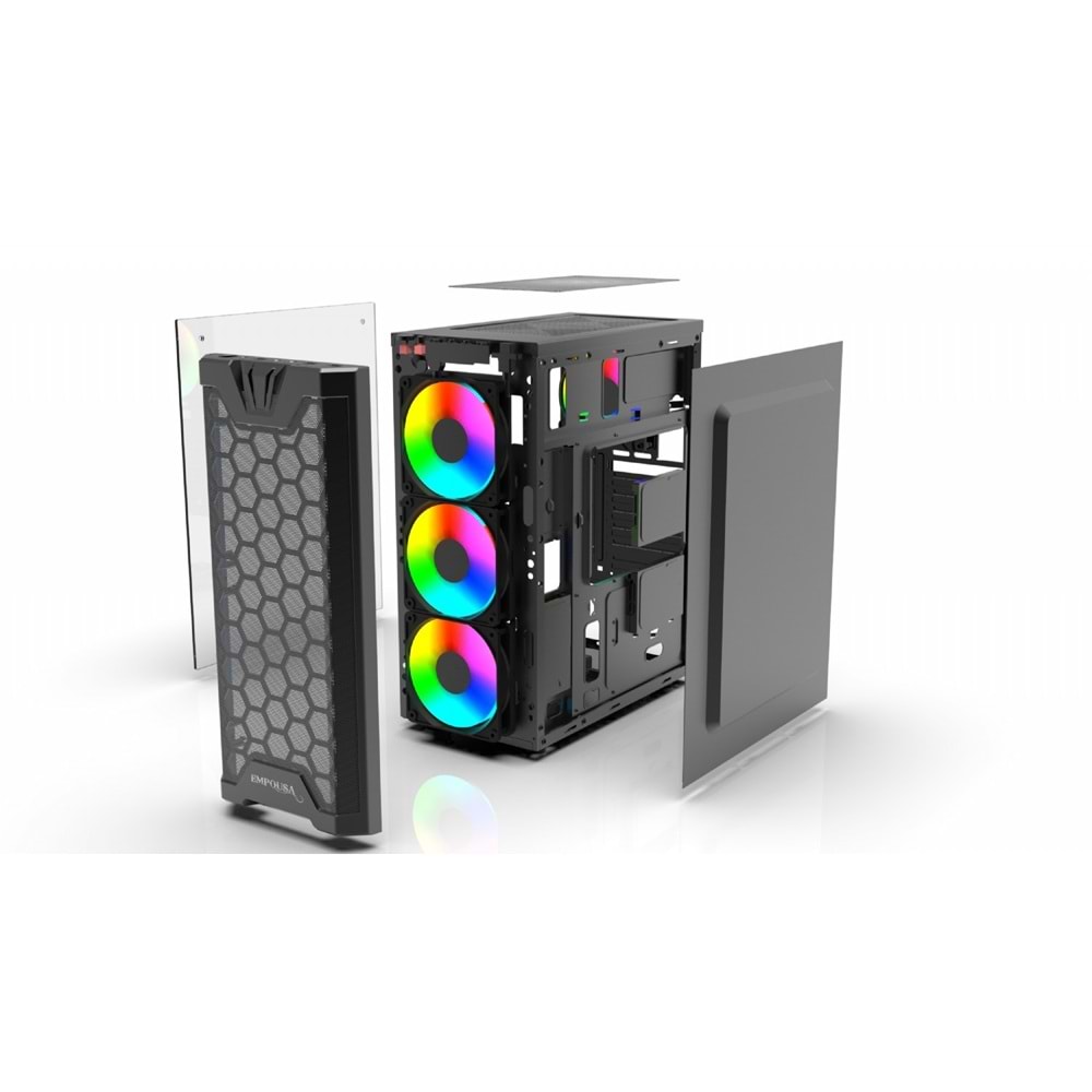 Empousa Premium EMG-15XB 4 Fanlı ATX Oyuncu Kasası