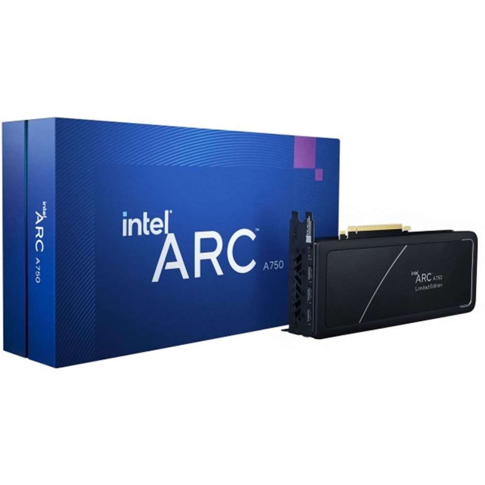 Intel Arc A750 21P02J00BA 256Bit GDDR6 8 GB Ekran Kartı