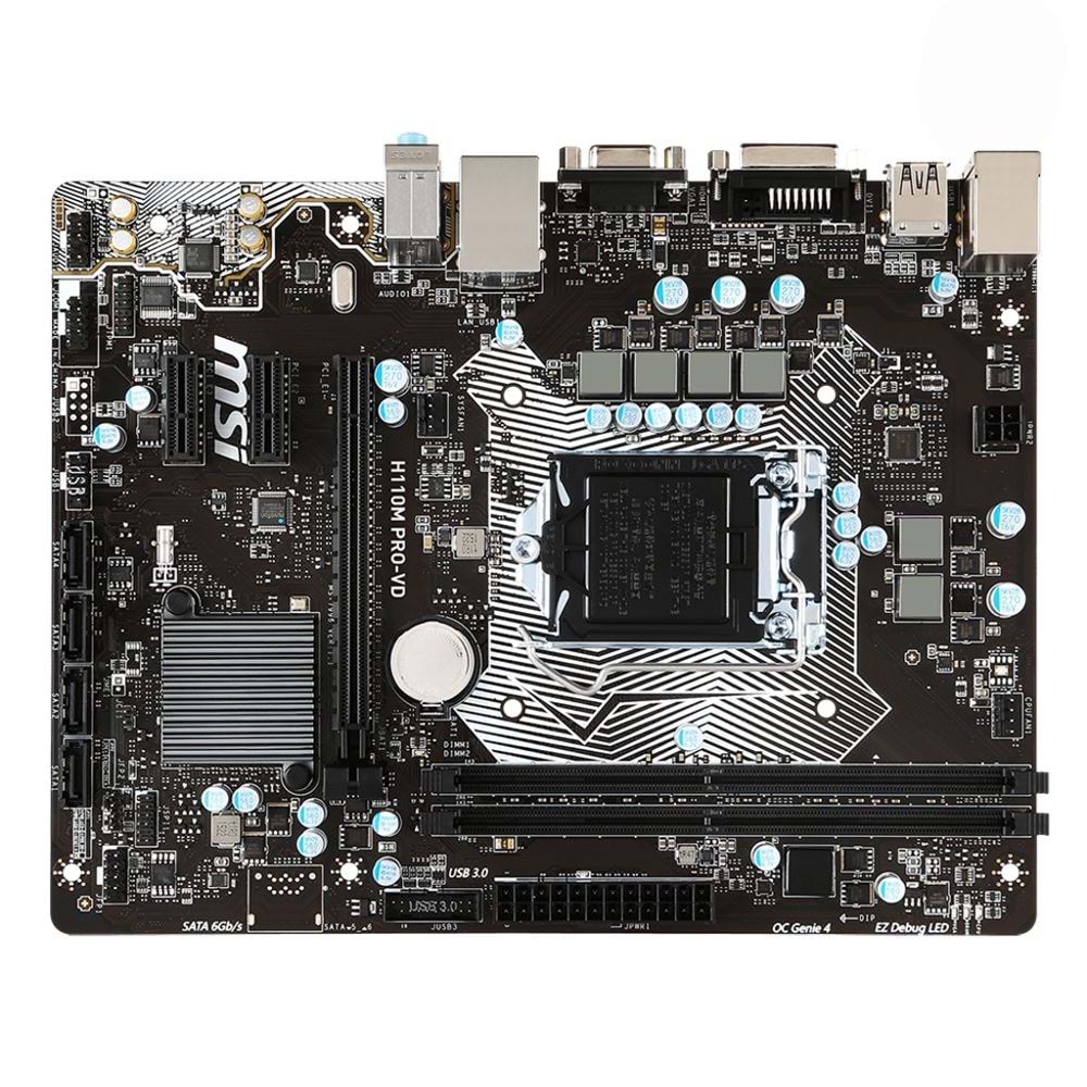 MSI H110M PRO-VD Intel H110 Soket 1151 DDR4 2133 Anakart