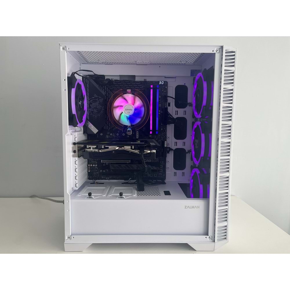 İntel İ5 10500 Turbo:4.50ghz 16Gb Ddr4 Ram 500Gb NVME Ssd + 500Gb Hdd AMD RX 580 DDR5 8gb 256bit E.Kartı RGB Gaming Bilgisayar ( 2 Yıl Garanti )