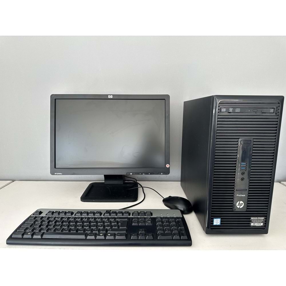 HP ProDesk 400 G3 MT İ5-6500 3.20Ghz / 8Gb Ddr4 / 128Gb SSD+250gb Hdd / 2. EL BİLGİSAYAR /HP 19