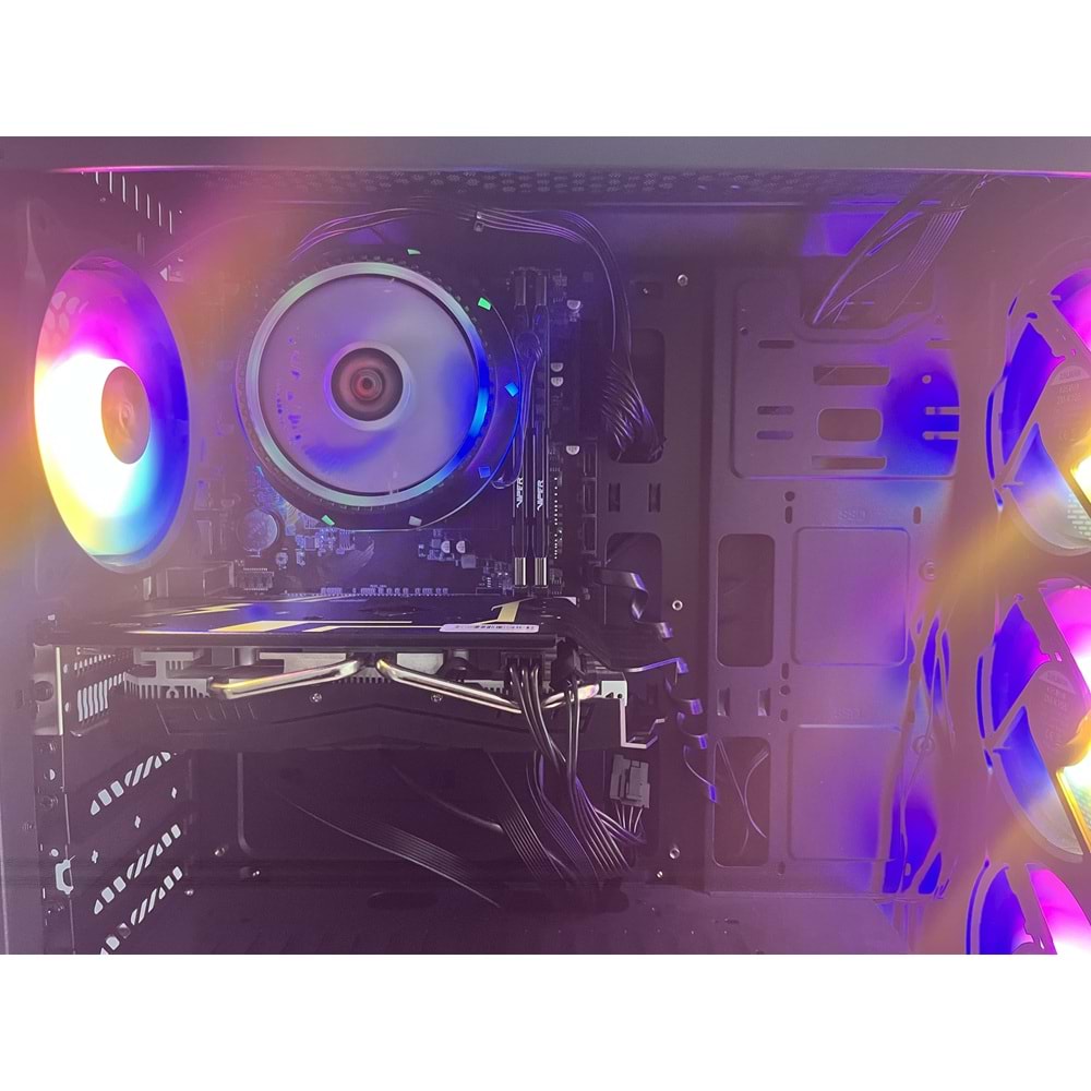 Ryzen 3 1300X Turbo:3.70ghz 16Gb Ddr4 Ram 256Gb NVME Ssd + 320Gb Hdd AMD RX 580 DDR5 8gb 256bit E.Kartı RGB Gaming Bilgisayar ( 2 Yıl Garanti )