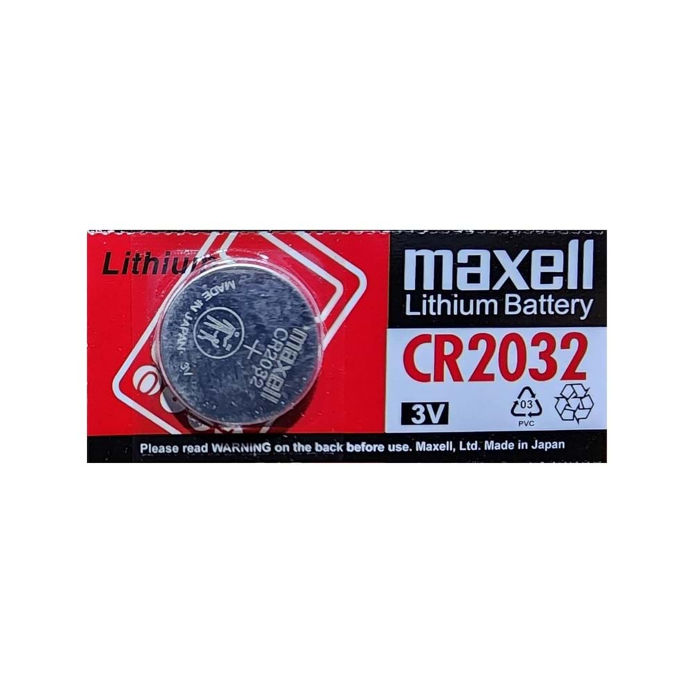 Maxell CR2032 3V LITHIUM PİL ( BİOS PİL )