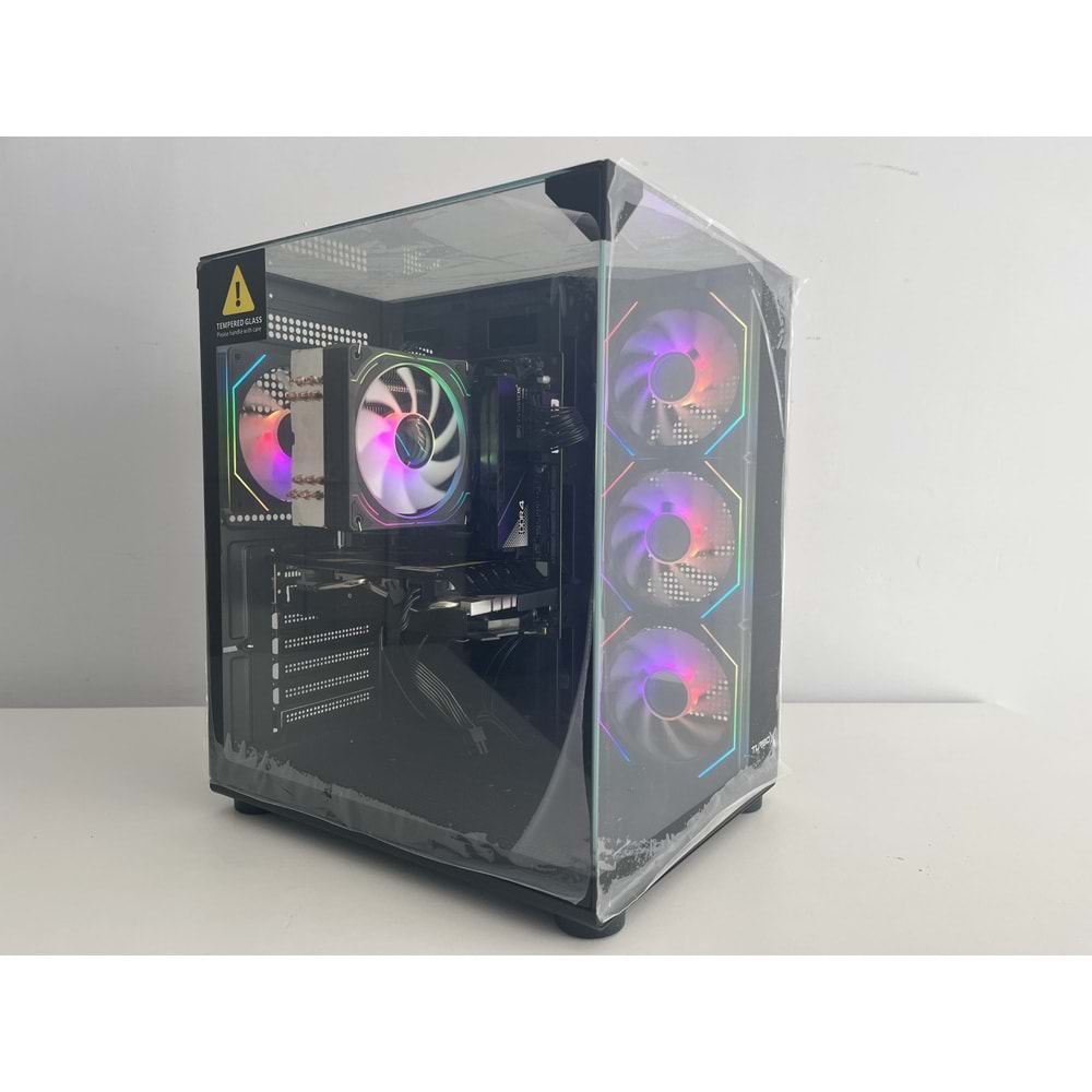 Ryzen 5 5500 Turbo: 4.20ghz 16Gb Ram 512Gb M2 Ssd Rx580 Ekran Kartı Gddr5 A320 Anakart 500W Psu Rgb Gaming Kasa (2 Yıl Garanti)