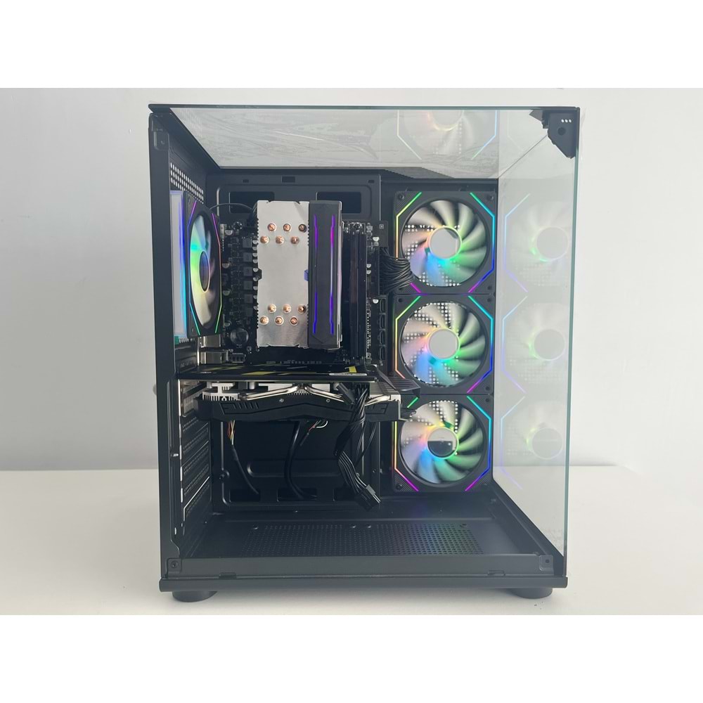 Ryzen 5 5500 Turbo: 4.20ghz 16Gb Ram 512Gb M2 Ssd Rx580 Ekran Kartı Gddr5 A320 Anakart 500W Psu Rgb Gaming Kasa (2 Yıl Garanti)