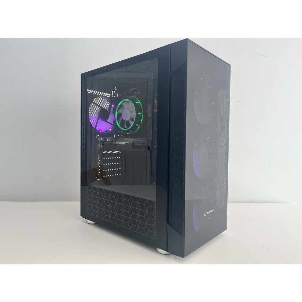 İ3 9100 Turbo: 4.20ghz Gt-740 4Gb Gddr 5 Ekran Kartı 8Gb Ddr4 Ram 512Gb Sata Ssd 300W Everst Psu Rampage Gaming Kasa