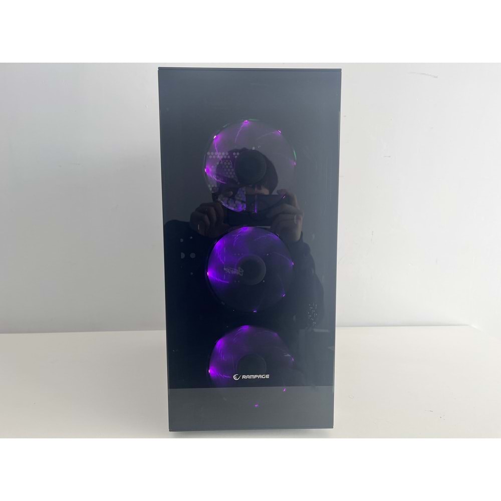 İ3 9100 Turbo: 4.20ghz Gt-740 4Gb Gddr 5 Ekran Kartı 8Gb Ddr4 Ram 512Gb Sata Ssd 300W Everst Psu Rampage Gaming Kasa