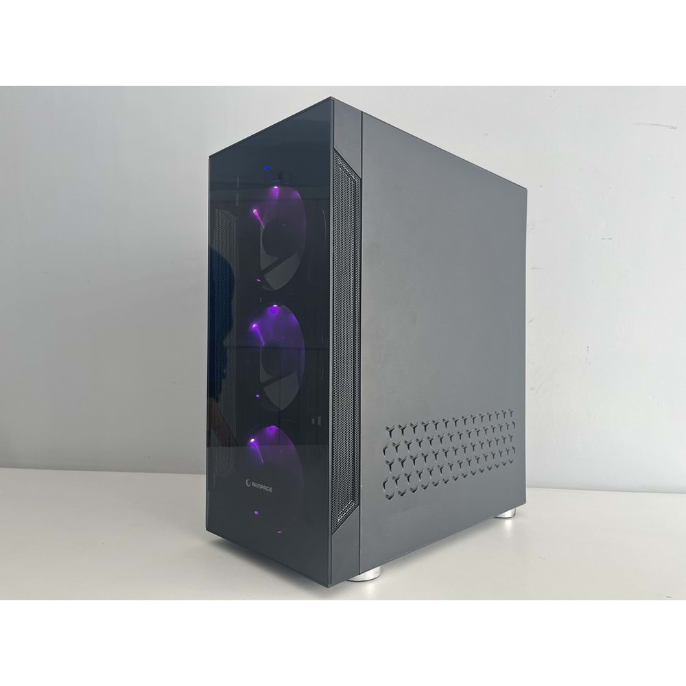 İ3 9100 Turbo: 4.20ghz Gt-740 4Gb Gddr 5 Ekran Kartı 8Gb Ddr4 Ram 512Gb Sata Ssd 300W Everst Psu Rampage Gaming Kasa