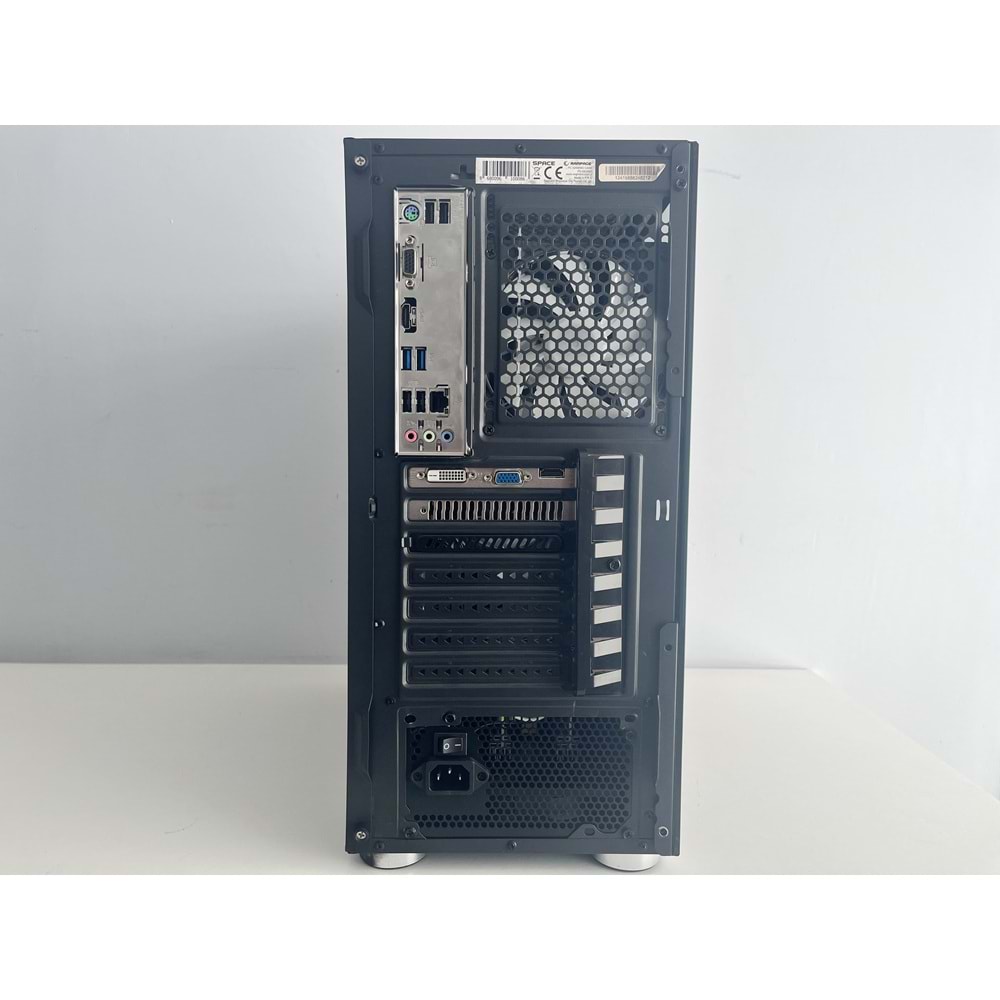 İ3 9100 Turbo: 4.20ghz Gt-740 4Gb Gddr 5 Ekran Kartı 8Gb Ddr4 Ram 512Gb Sata Ssd 300W Everst Psu Rampage Gaming Kasa