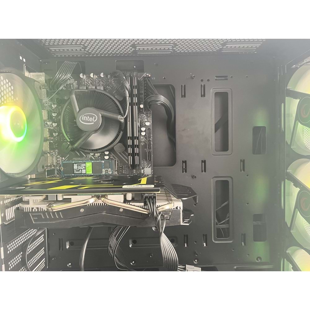İ5 11400f Turbo: 4.40ghz 16Gb Ram Rx580 Ekran Kartı Gddr5 500Gb M2 Ssd H510 650W Psu Rgb Gaming Kasa (2 Yıl Garanti)