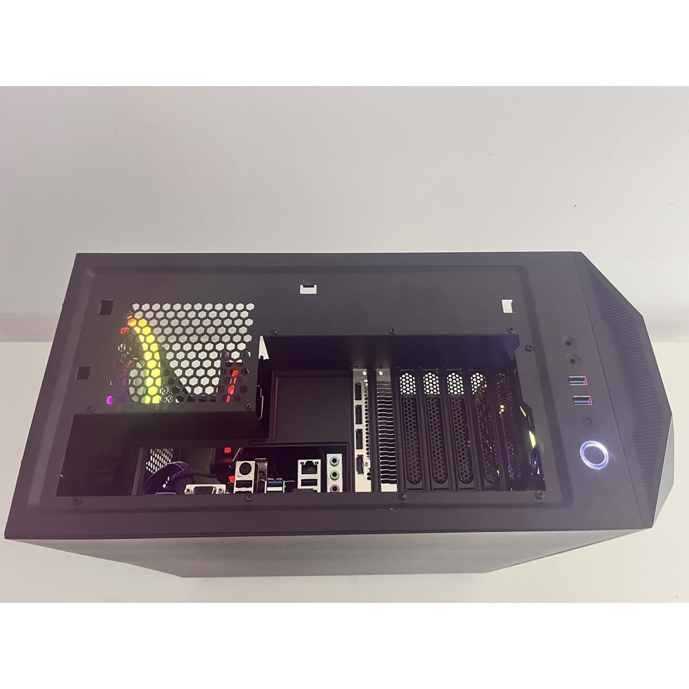 İ5-13400 Turbo: 4.60Ghz RX580 Gddr5 8Gb Ekran Kartı 16Gb Ddr4 Ram Wd Green 512Gb NVMe Ssd H610ME Anakart Rampage 650W Psu Lunatıc Gaming Kasa