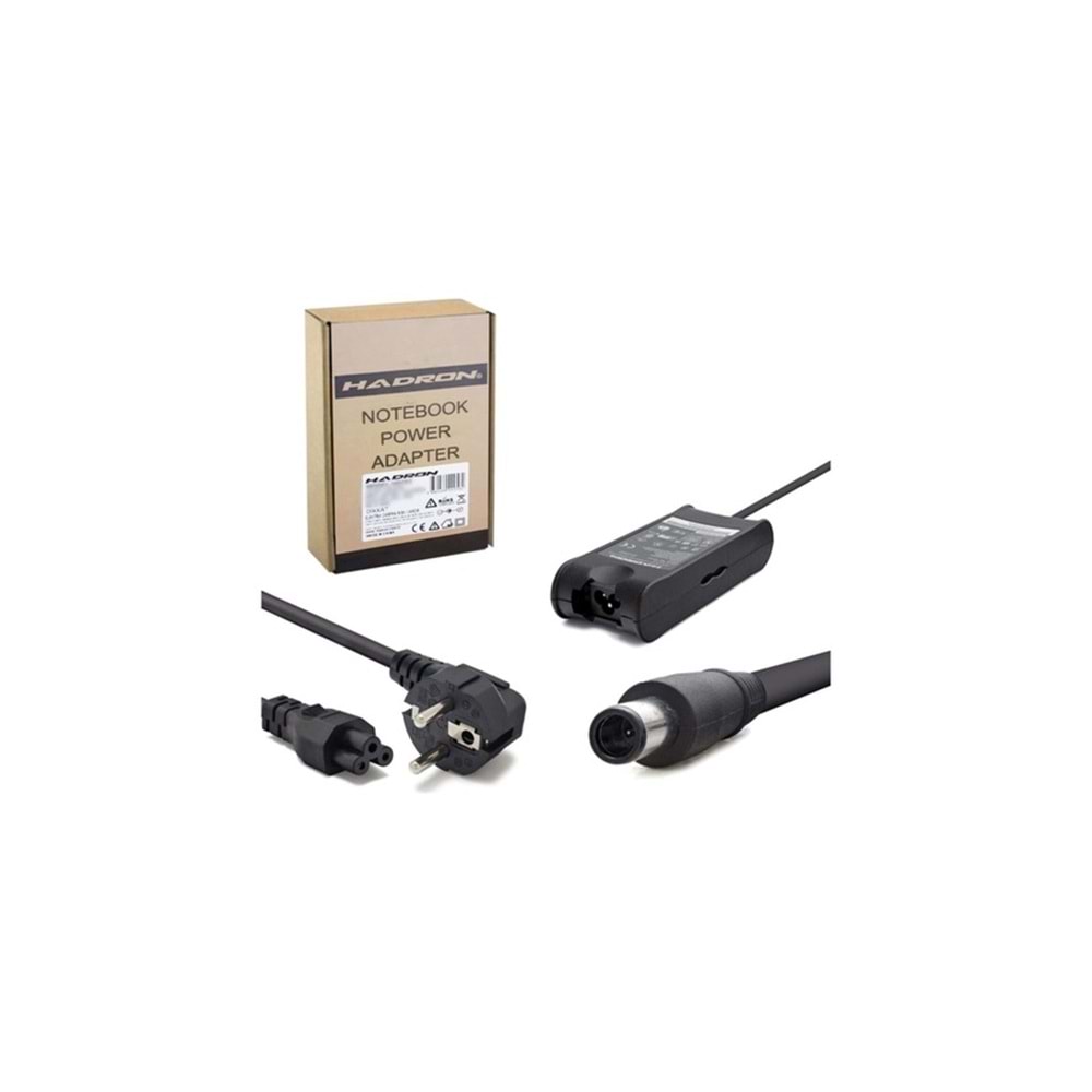 Hadron HD706 Dell Laptop Adaptör 19.5V 4.62A 7.4*5.0 Dizüstü Şarj Cihazı