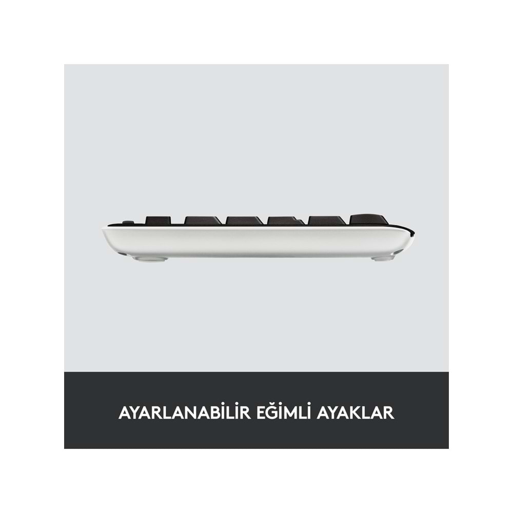 Logitech K270 Tam Boyutlu Kablosuz Türkçe Klavye - Siyah