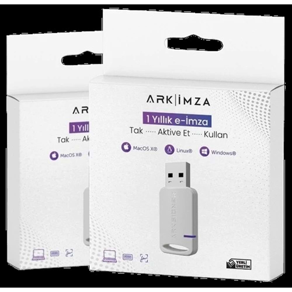 E-İmza 1 Yıllık / Usb Kolay Kullanım
