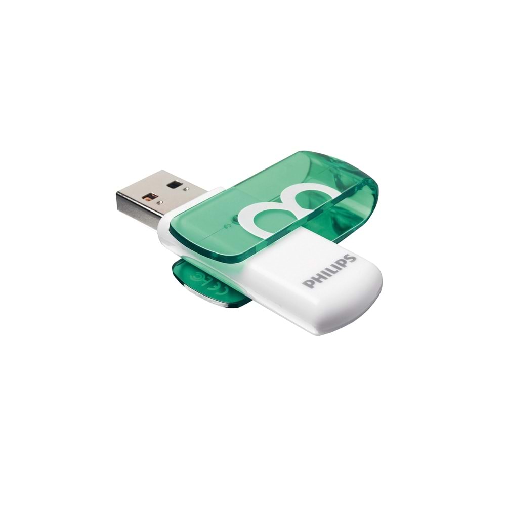 Philips USB 2.0 8GB Vivid Bahar Yeşili