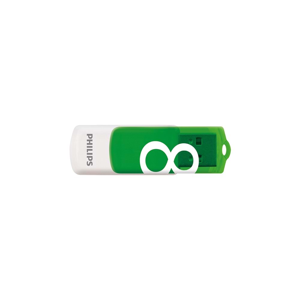 Philips USB 2.0 8GB Vivid Bahar Yeşili