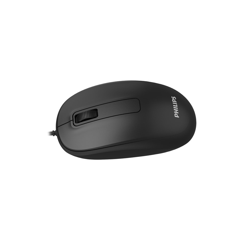 Philips SPK7238B USB Kablolu 1200DPI Optik Mouse Siyah